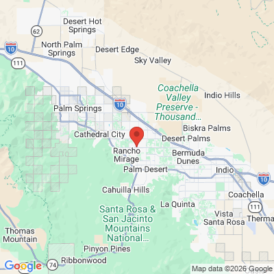 Map to  office in Rancho Mirage, CA