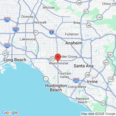 Map to  office in Westminster, CA