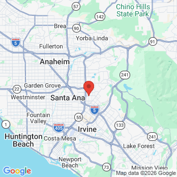 Map to Gregory S. Telson, D.D.S. office in Tustin, CA