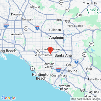 Map to  office in Garden Grove, CA
