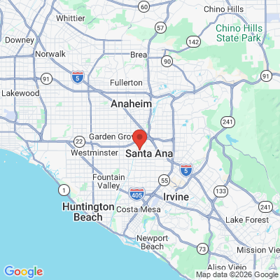 Map to My Dentist office in Santa Ana, CA