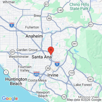 Map to ORANGE COAST DENTAL office in SANTA ANA, CA