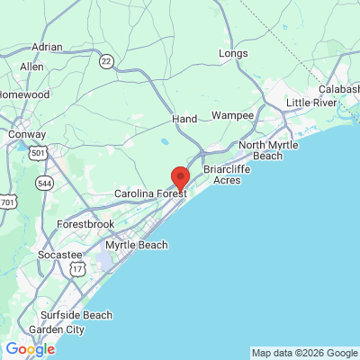 Map to  office in Myrtle Beach, SC