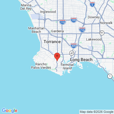 Map to Shook Dental Care office in San Pedro, CA