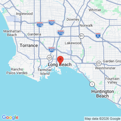 Map to David Younan DDS ` office in Long Beach, CA