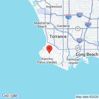 Map to Vinh Tran D.M.D. office in Rolling Hills Estates, CA
