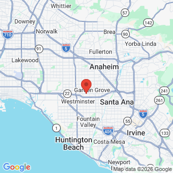 Map to Rosa Byon office in Garden Grove, CA