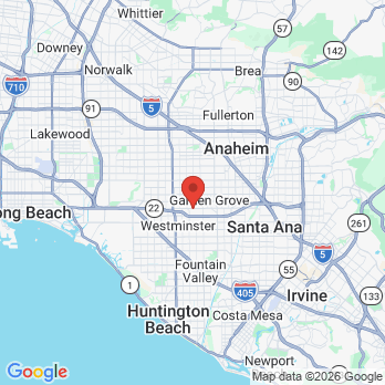 Map to Primary Office office in Garden Grove, CA