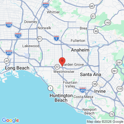 Map to  office in Stanton, CA