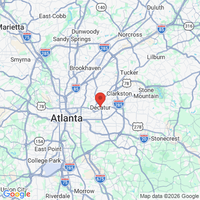 Map to  office in Decatur, GA