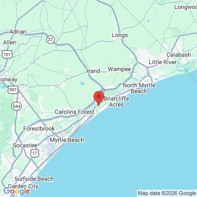 Map to  office in Myrtle Beach, SC