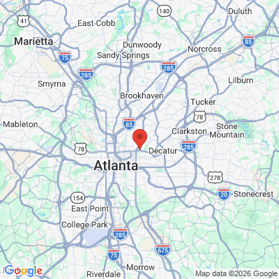 Map to  office in Druid Hills, GA