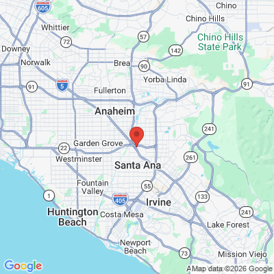 Map to Acevedo Dental Group - Santa Ana office in Santa Ana, CA