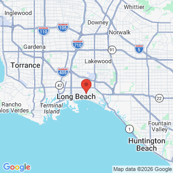 Map to Long Beach Family Dentist  office in Long Beach, CA
