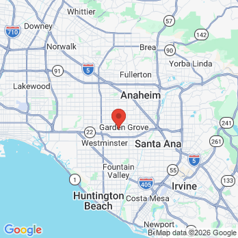 Map to Primary Office office in Garden Grove, CA