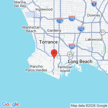 Map to Rolling Hills Family Dental office in Harbor City, CA