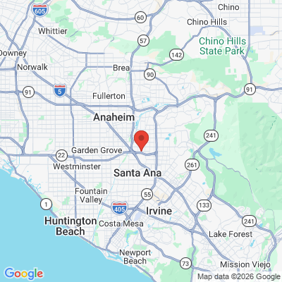 Map to  office in Orange, CA