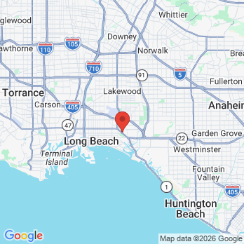 Map to Dr. Richard Gentile office in Long Beach, CA