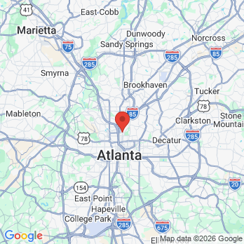 Map to Feather Touch Dental Care office in Atlanta, GA