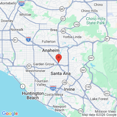 Map to  office in Orange, CA