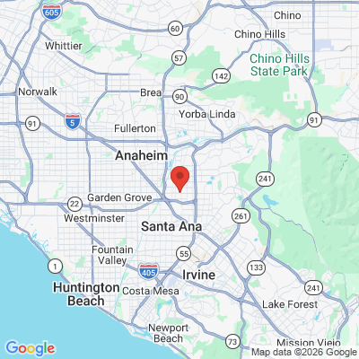 Map to  office in Orange, CA