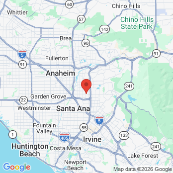 Map to W. STUART MAGINNIS DDS., INC. office in Orange, CA
