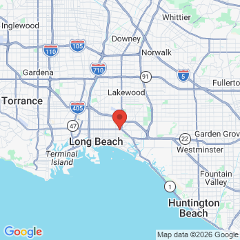 Map to BEAUTIFUL SMILES DENTAL CARE office in Long Beach, CA