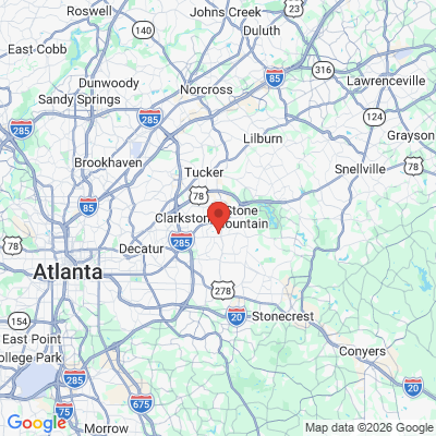 Map to  office in Stone Mountain, GA