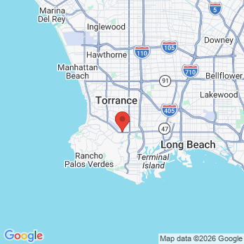 Map to Night Owl Dental office in Lomita, CA