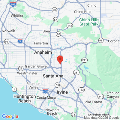 Map to Michelsen Dental office in Orange, CA