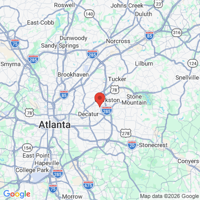 Map to  office in Scottdale, GA
