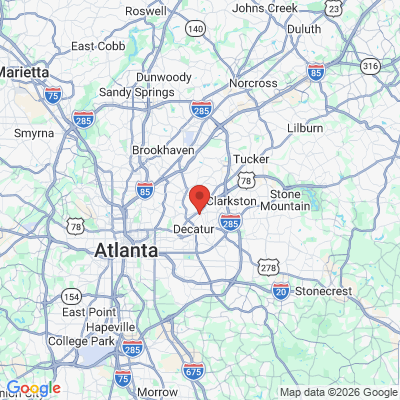 Map to  office in Decatur, GA