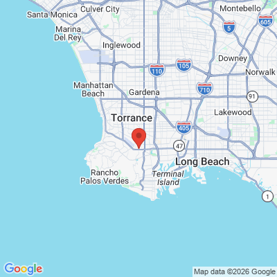 Map to Oscar E Brandi DDS Dental office in Lomita, CA