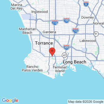 Map to Seahorse Kids Dental office in Harbor City, CA