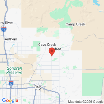 Map to Dental Studio 101 office in Scottsdale, AZ