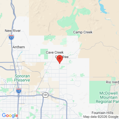 Map to Boulder's Dental Art office in Scottsdale, AZ