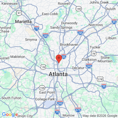 Map to  office in Atlanta, GA