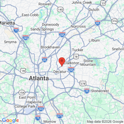 Map to  office in Decatur, GA