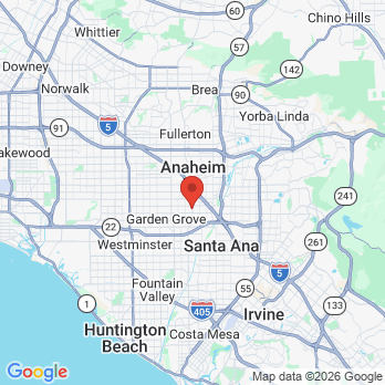 Map to Awesome Kids Dental & Orthofontics  office in Anaheim, CA