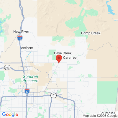 Map to  office in Cave Creek, AZ