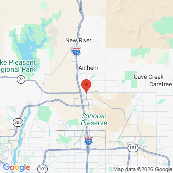 Map to Desert Kids Dentistry  office in Phoenix, AZ