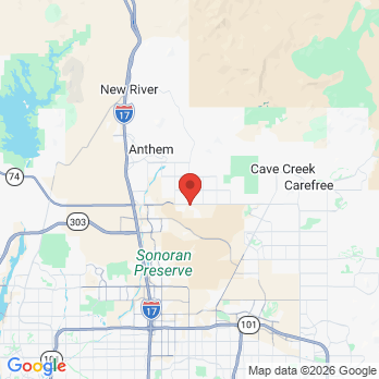Map to Smile Creations Dental office in Phoenix, AZ
