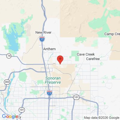 Map to Smile Creations Dental office in Phoenix, AZ