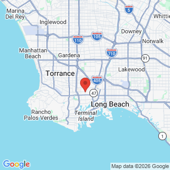 Map to FARWEST DENTAL GROUP office in Wilmington, CA