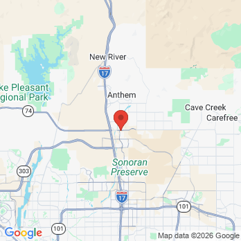 Map to Zoltan Varadi, DDS office in Phoenix, AZ