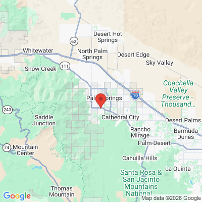 Map to  office in Palm Springs, CA