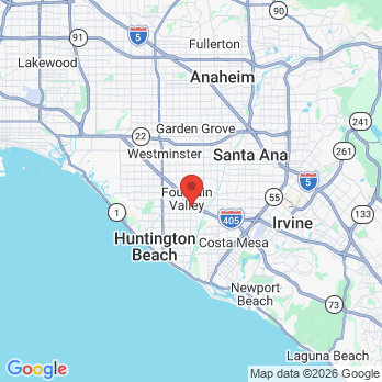 Map to Primary Office office in Fountain Valley, CA