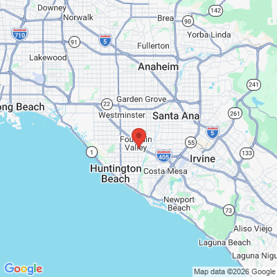 Map to Primary Office office in Fountain Valley, CA