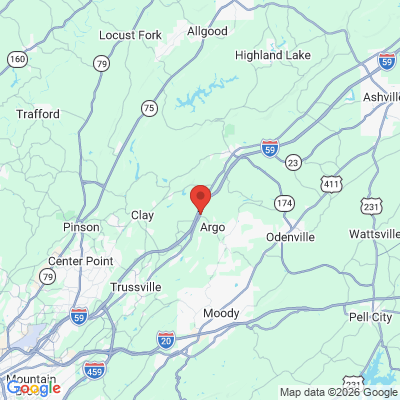 Map to  office in Trussville, AL