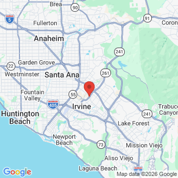 Map to Global Implant Dentistry office in Tustin, CA